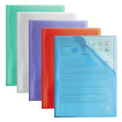 OXFORD Protège-Documents 2nd Life A4 120 vues / 60 Pochettes Couverture Polypro Coloris Assortis