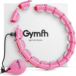 Gymfh Hula Hoop da rimuovere – Smart Hula Hoop che non cade – con palla di peso, con diversi livelli di intensità sia per giovani che per adulti.