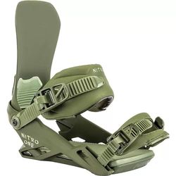 Nitro Snowboard One '23 All Terrain pour Homme Fixation, Olive, L