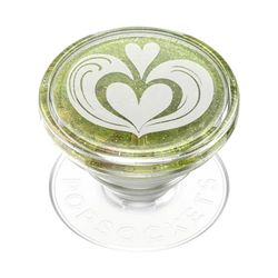 PopSockets: PopGrip - Soporte y Agarre para Teléfonos Móviles y Tablets con un PopTop Intercambiable - Tidepool You So Matcha