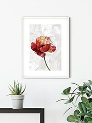 Komar Quadro da parete – Amora – Dimensioni: 50 x 70 cm – Poster artistico, decorazione per soggiorno, camera da letto (senza cornice)