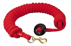 Weaver Leather 35-1915-rd, Linea Lunge Arrotondata in Cotone, Rosso Unisex-Adulto, 3/4" x 25'