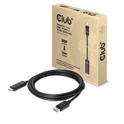 CLUB3D CAC-1087 DisplayPort 1.4 naar HDMI 4K120Hz of 8K60Hz HDR10 kabel 3m St./St.