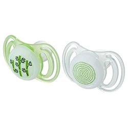 NEO BABY NeoBaby Succhietto anatómico in silicone maxi 12 mesi 2 pezzi - Chupeta (Chupeta clássica para bebés, Ortodontico, Multicolor, Menino/menina, 1 mês (meses), Itália)