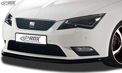 RDX Racedesign Alerón delantero compatible con Seat Leon 5F SC/5 puertas/ST 2013-2017 excl. FR/Cupra (ABS Negro Brillante)