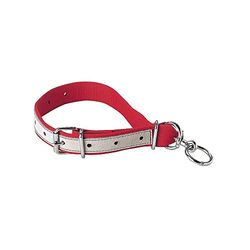 KAMER Collier pour Veau en Nylon Rouge