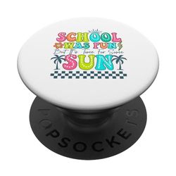 Pausa estiva per insegnanti, fine anno scolastico, insegnante fuori servizio PopSockets PopGrip Intercambiabile