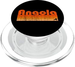 Estilo retro de los años 80 de Angola, Nueva York PopSockets PopGrip para MagSafe