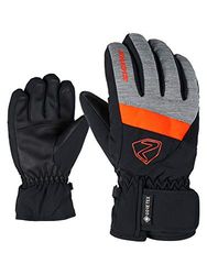 Ziener LEIF Guanti da Sci, Unisex, per Bambini, Unisex - Bambini, 801970, mélange Scuro, Nero, 5.5