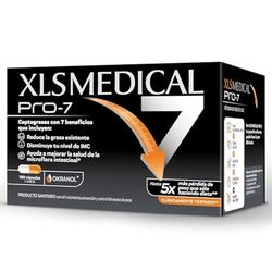 XLS Medical Pro7 Pack 1 mes de tratamiento (180 comprimidos). Origen natural. Pierde hasta 5 veces más peso que sólo haciendo dieta