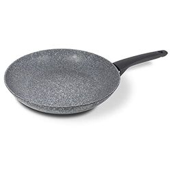 Moneta Sinfonia Poêle 28 cm, également pour induction, renforcée avec des particules minérales. Fabriquée en Italie