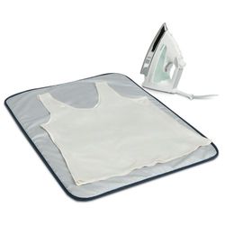 Household Essentials Portable Ironing Blanket Mat Heat Resistant, Grey, Foam, Gray, 1 Pack