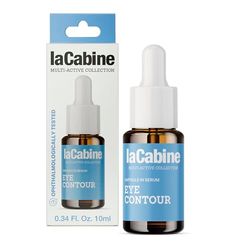 laCabine Eye Contour Siero 10ml | Aiuta a ridurre borse, occhiaie e rughe | Con Caffeina, Peptidi, Acido Ialuronico