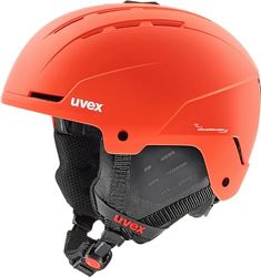 uvex Stance, Casco da Sci Unisex Adulto, Fierce Red Matt, 54-58 cm
