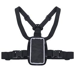 Maclean MC-446 Running Sports Mobile Phone Chest Strap Mount Holder Universal Adjustable Exercise Active