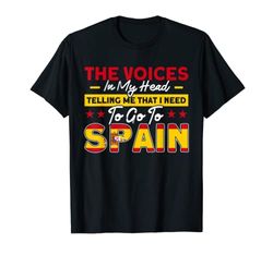 Necesito ir a España España Camiseta