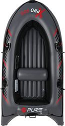 Pure4Fun, Black XPRO 500-2-3 Person Inflatable Boat Dingy Raft