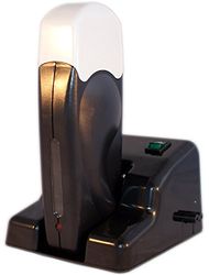 EPILWAX S.A.S - SERIE NERO STILE - Riscaldamento Cera Modulare Senza Filo Con Sa Base Per Ricarica 100 Ml (Roll - Il) cera A Per sopracciglia Usa e getta