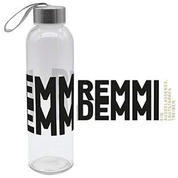 infinite by GEDA LABELS (INFKH) Unisex - volwassenen drinkfles Remmidemmi glas 500ml, glazen fles, meerkleurig, 500 ml