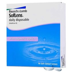 SofLens Daily Disposable BAUSCH + LOMB lentillas diarias esféricas, 90 unidades / 8.6 BC / 14.20 DIA / -03,50