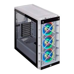 Corsair Icue 465X RGB Mid-Tower ATX Slimme Behuizing, Wit