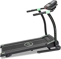 Cecotec Fita de corrida elétrica dobrável RunnerFit Sprint. Pulsómetro, porta-garrafas, braços de aderência de espuma, ecrã LED, 12 programas, até 14 km/h, peso máximo 120 kg