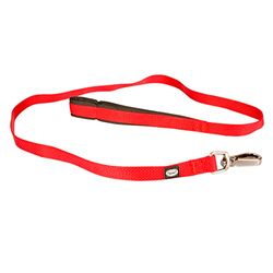 duvoplus, Comfortabele en eigentijdse riem, serie Explorer North, maat 100 cm/25 mm, rood, ideaal voor wandeltochten en avontuurlijke expedities, weerbestendig