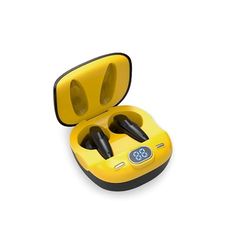 PRENDELUZ Bezprzewodowe słuchawki Bluetooth Low Consumer Yellow Panel Cyfrowy