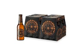 Estrella Levante Punta Este - Cerveza tostada, caja de 24 botellas de 25 cl