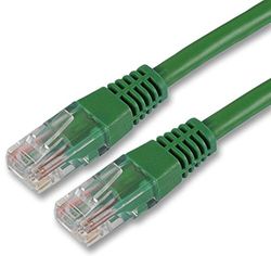 Pro Signal 7m Cat5e Ethernet Cable – High-Speed RJ45 to RJ45 UTP Network Patch Lead – Durable LAN Cable – Green PS11025