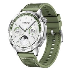 HUAWEI WATCH GT 4 46mm Smartwatch, Batteria fino a 2 settimane, Android e iOS, Analisi calorie, Monitoraggio della salute 24h, SpO2, GPS, 100+ sport, Versione italiana, Green