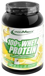 IronMaxx 100% Whey Protein Powder 900g - Yoghurt Lemon - Delicious high-Protein Shake, Power Drink for Athletes with BCAAs and EAAs