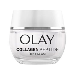 Olay Collagen Peptide Face Moisturiser Day Cream, Skincare with Niacinamide 99% Purity and Antioxidant Vitamin E Advanced Anti Aging Skin Care: Strengthens, Restores, Hydrates, 50ml