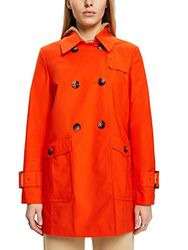 ESPRIT Collection Chaqueta para mujer 013EO1G319 635/naranja rojo, 635/Orange Red, S