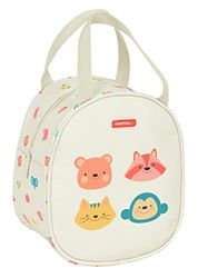 Safta M607b Geïsoleerde toilettas voor kinderen van 5 tot 14 jaar, comfortabel en veelzijdig, kwaliteit en dikte, 19 x 14 x 22 cm, uniseks, crème, Estándar, casual, Crème, Estándar, Casual