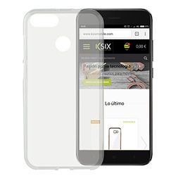 KSIX smart your tech Beschermhoes voor Xiaomi MI A1, halfstevig, transparant