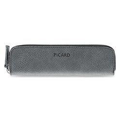 Picard Women's Writing Pouch Made of Real Leather Small Width 2 cm Height 5 cm Length 18 cm with Zip for Business, Everyday Use