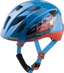 ALPINA XIMO DISNEY – lätt, säker och okrossbar Disney cykelhjälm med valfri LED-lampa för barn, bilar, 45–49 cm