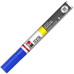 Marabu Textil Pittore Tip, Vernice Tessile, Glitter Blu, 3 mm