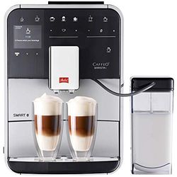 Melitta Caffeo Barista T Smart F831-101, Volautomatische koffiemachine, smartphone-bediening met Connect app, One Touch functie, zilver