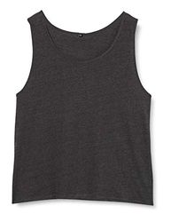 Build Your Brand Men's Jersey Big Tank T-Shirt, T-Shirt, BY003-00091-0046, charcoal, M