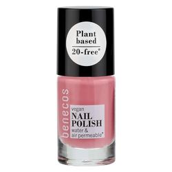 Benecos - natural beauty 95066 esmalte de unhas - 8free - permeável à água - 5 ml - pastilha elástica