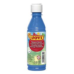 Tempera liquida jovi escolar 250 ml azul cyan