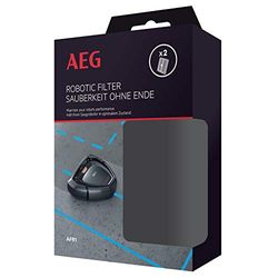 AEG AFR1, AFR1-Set RX9 (Confezione Doppia, 2 XXL Lavabili, filtrazione ottimale, Facile da Pulire, Cambio Regolare del Filtro, Cattura polline e allergeni, su Misura, Nero/Bianco