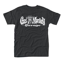 Plastic Head Gas Monkey Garage Dallas Texas T-shirt voor heren - Small