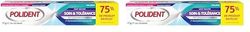 Polident Crema Fissativa per Protesi Parziali/Completa Cura & Tolleranza 70 g (Confezione da 2)