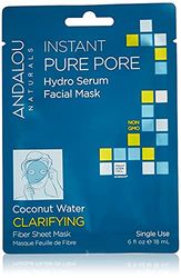 Andalou Instant Pure Pore Hydro Serum Face Mask 18 g - Pack of 6