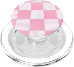 Pink Vibe Checkered PopSockets PopGrip para MagSafe