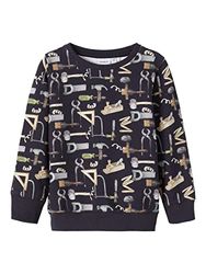 NAME IT Boy's NMMBETTE Sweat UNB tröja, mörk safir, 92, Mörk safir, 92 cm