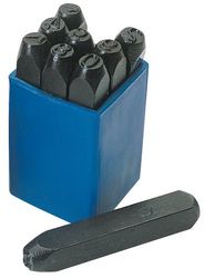 Draper 37336 Jeu de tampons Chiffres de 0 à 9 3,2 mm